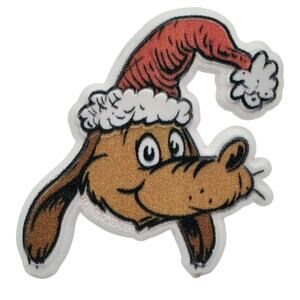 Max The Dog in a Santa Hat from The Grinch - Kids Plastic Toy Ring by DSE 2023